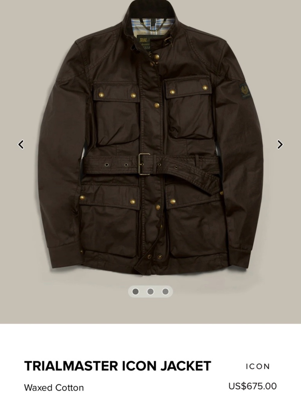 Belstaff Black Waxed Cotton - Panel Jacket - Picture 15 of 15